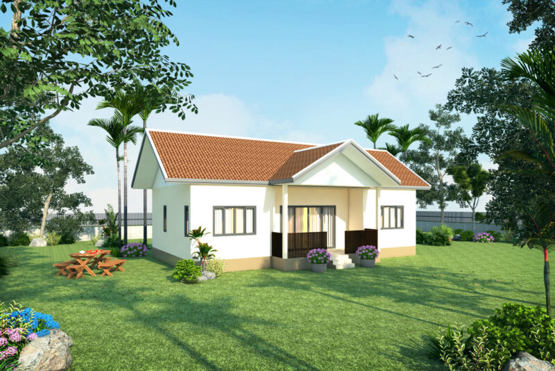 3 exterior view 2 bed chalet