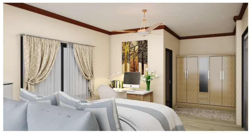 1 New bedroom interior